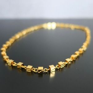 LUCKY NECKLACE 14K GOLD FILLED WITH ENAMEL by Fashion Brand Company